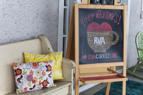 rva coffee love porch